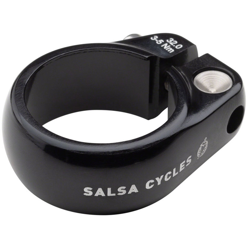 Salsa Lip-Lock Seatpost Clamp – 32.0mm Bolt-On Black