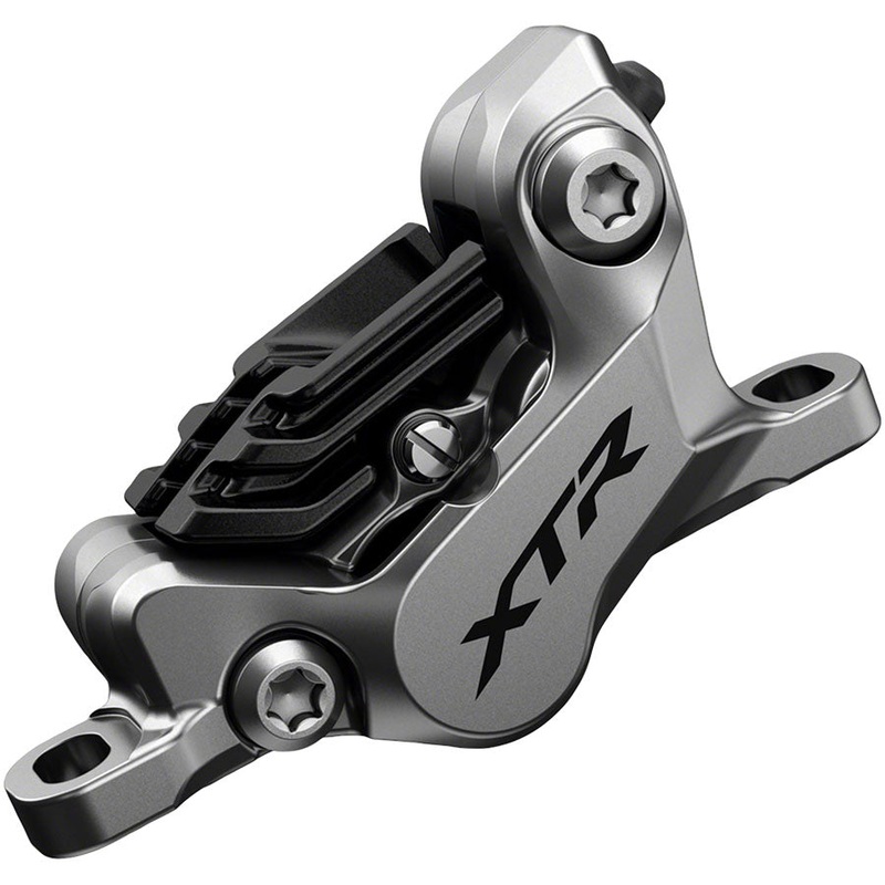 Shimano XTR BR-M9120 Disc Brake Caliper – Front Rear Post Mount 4-Piston Includes Finned Metallic Pads