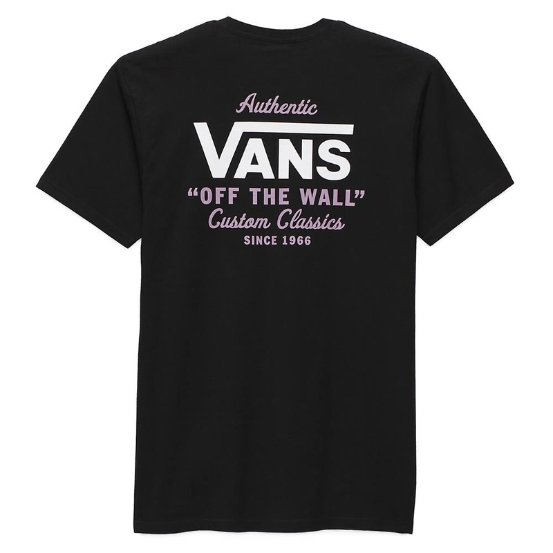 Vans Holder St Classic T-shirt – Black with Lavender Mist