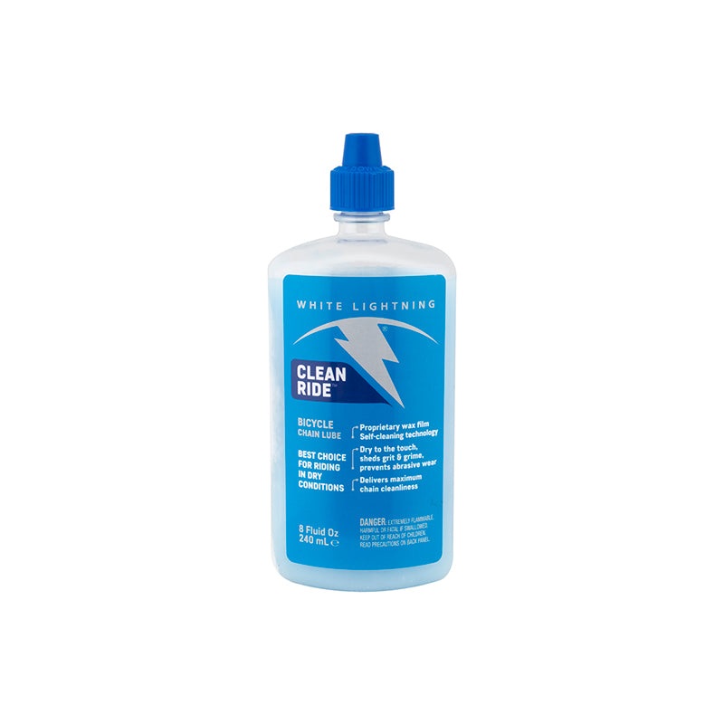 White Lightning Clean Ride Bike Chain Wax Lube – 8oz Drip