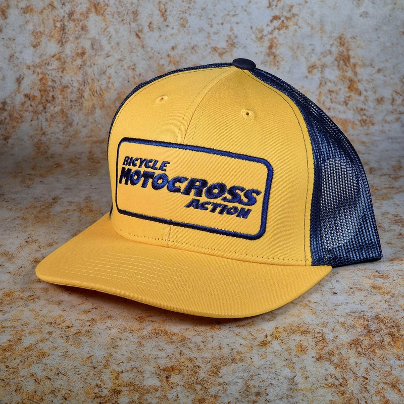 Bicycle Motocross Action Logo Cap Yellow / Blue