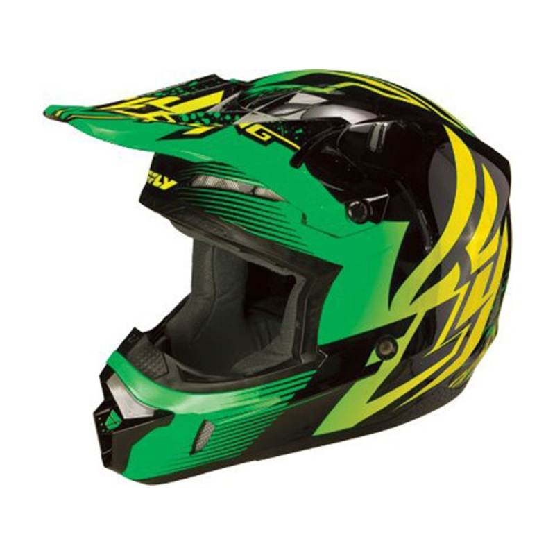 Fly Racing 2013/2014 Kinetic Inversion Helmet-Green/Black