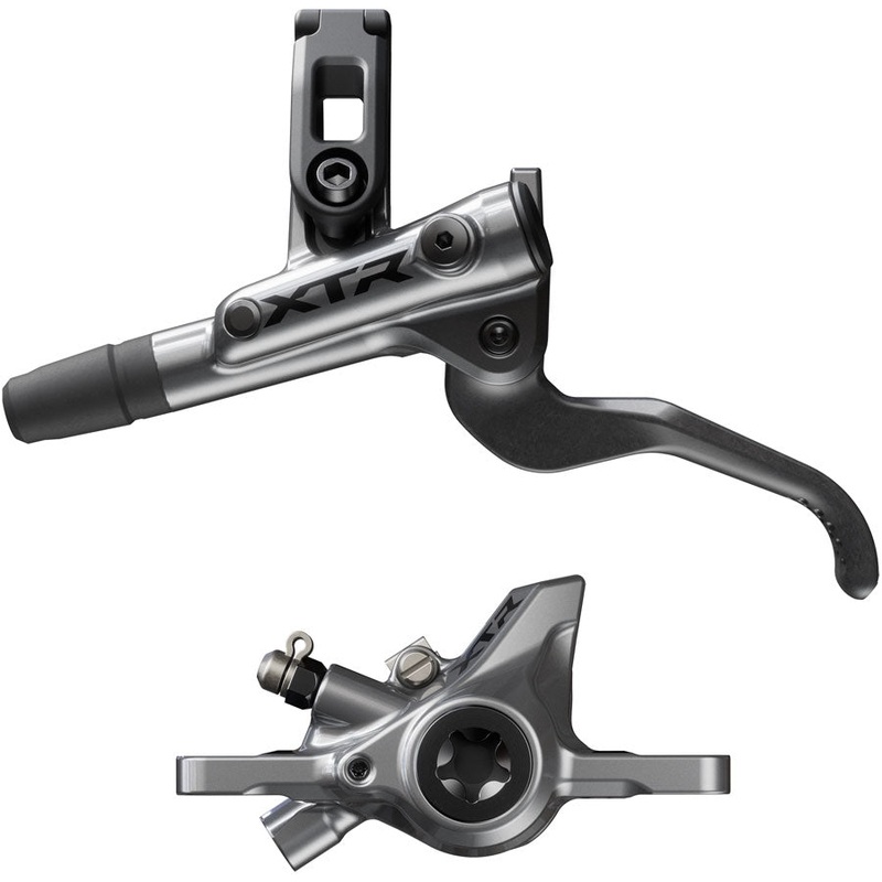 Shimano XTR M9200 XC Disc Brake Lever – Left/Front  Post Mount 2-Piston Caliper SM-BH90-SS Hose Metal Pads Gray