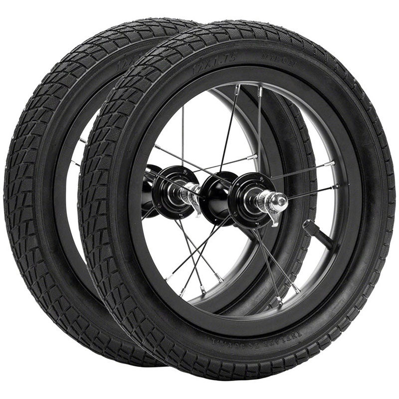 Strider High-Traction Wheelset: Alloy/Pneumatic Sold as Set