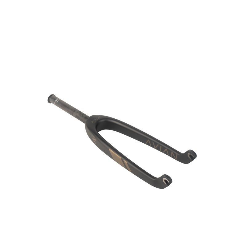 Avian Versus Youth Carbon BMX Fork-20″x1″-Matte Gold Evo