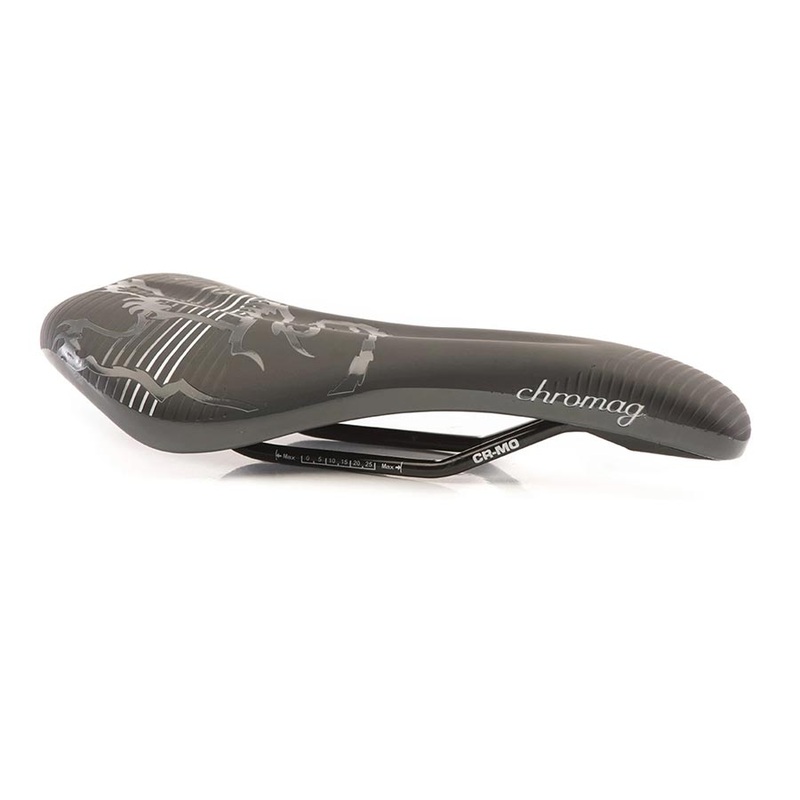 Chromag Juniper Saddle CrMo Rails – Black
