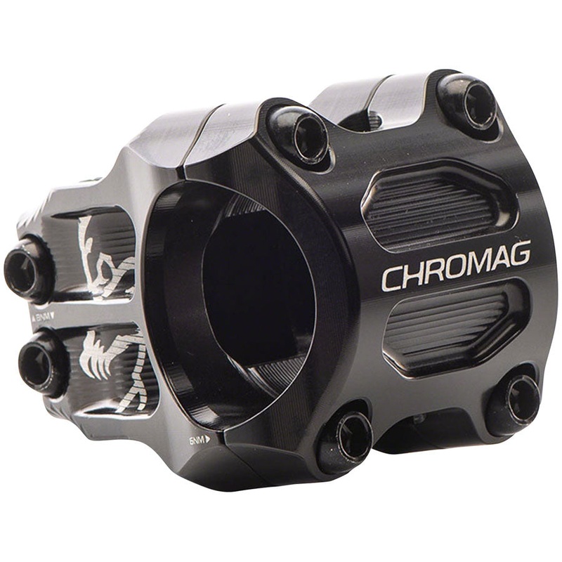 Chromag Riza Stem – 45mm, 31.8mm Clamp, +/-0, Black