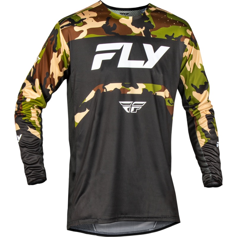 FLY RACING ADULT RAYCE BICYCLE JERSEY BLACK/CAMO