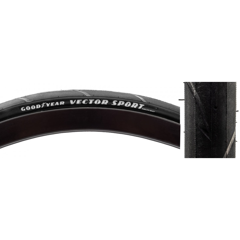 Goodyear Vector Sport 700×30 Tubeless TPI 80 Bk/Blk GR.018.30.622.V003.R