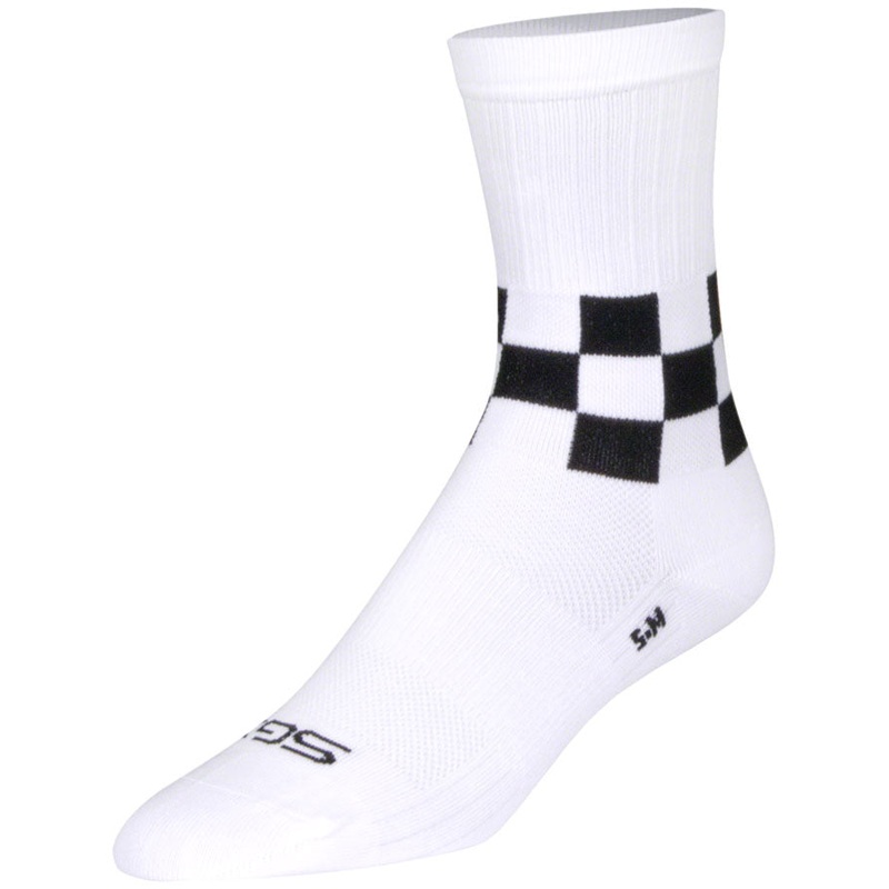 SockGuy SGX Speedway Socks – 6″ White Large/X-Large