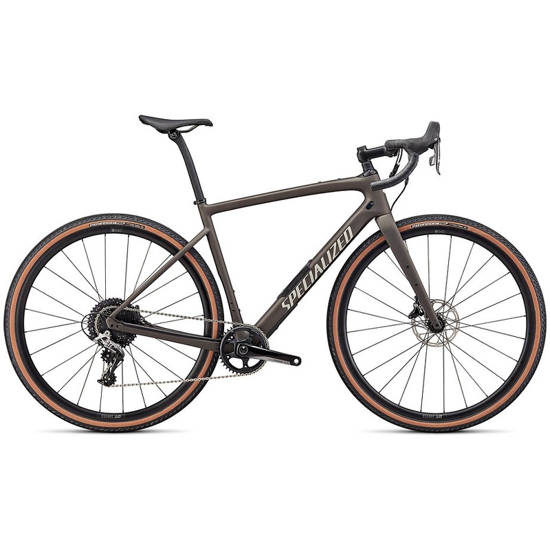 2022 Specialized diverge comp carbon bike satin gunmetal/white/chrome/clean 52