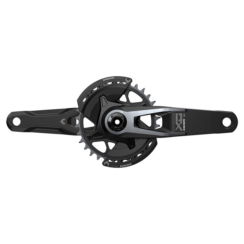SRAM X0 Eagle T-Type Wide Crankset – 175mm 12-Speed 32t Chainring Direct Mount 2-Guards DUB Spindle Interface BLK