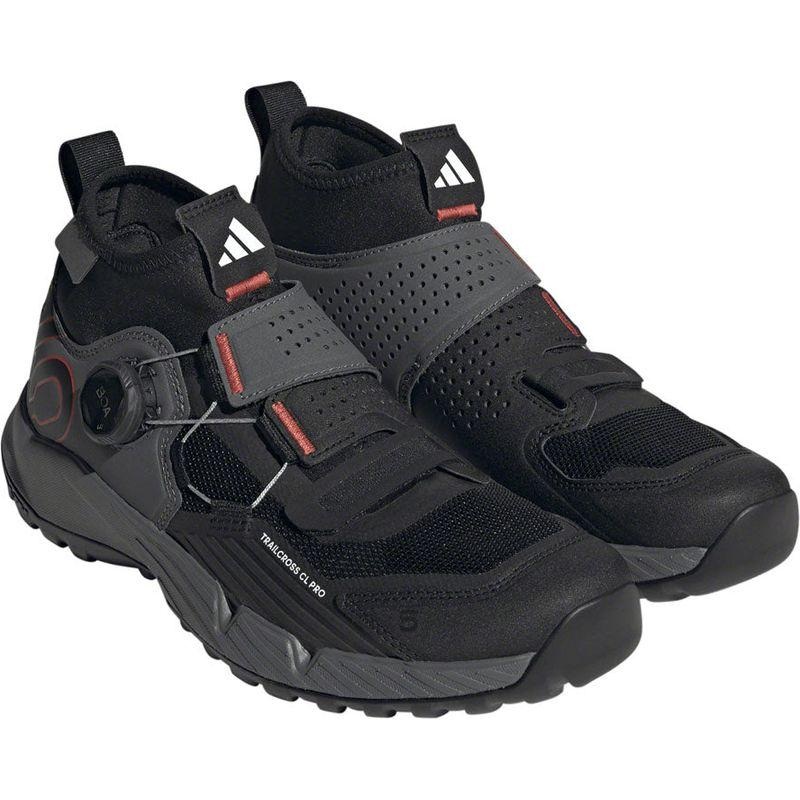 Five Ten Trailcross Pro Mountain Clipless Shoes – Women’s Gray Five/Core Black/Red 7