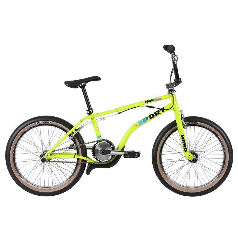 Haro Lineage Sport 20.5″TT BMX Freestyle Bike-Neon Green