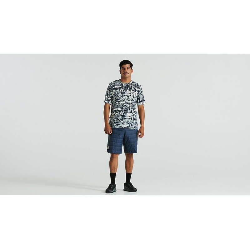 s/f thermo short navy m