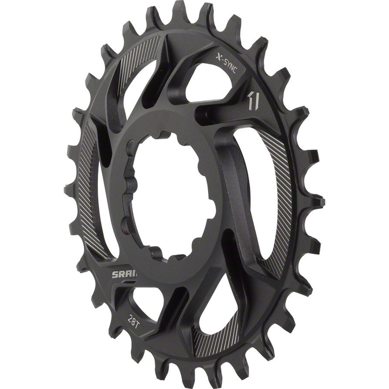 SRAM X-Sync Chainring 28t SRAM Direct Mount 10/11-Speed Aluminum Black MTB