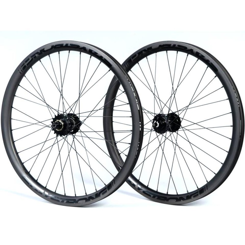 Stay Strong Reactiv 2 Carbon Pro Disc BMX Race Wheelset-20×1.75″