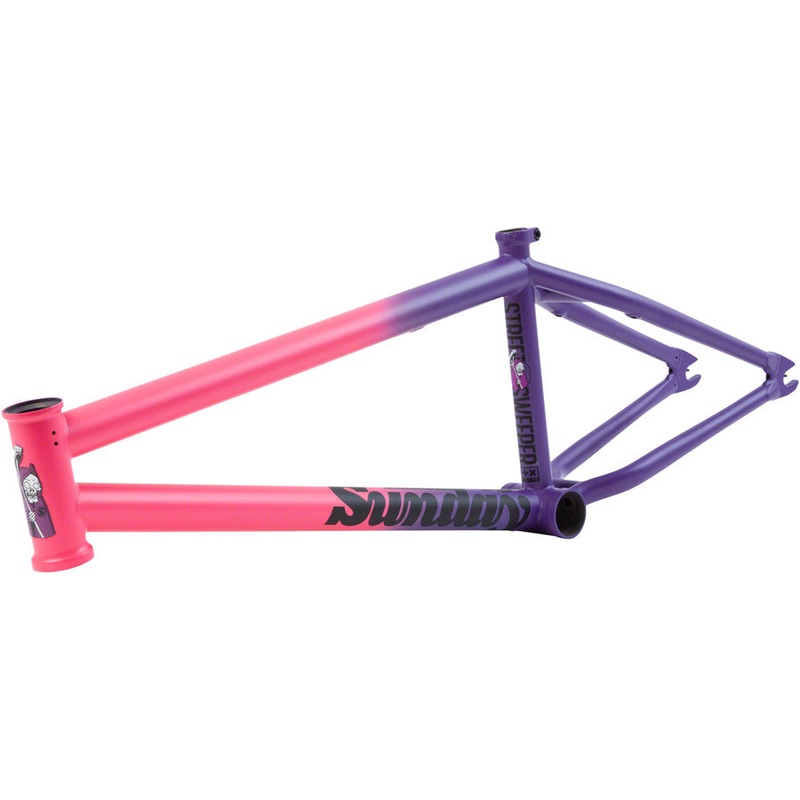 Street Sweeper BMX Frame – 20.75″ TT Pink/Purple