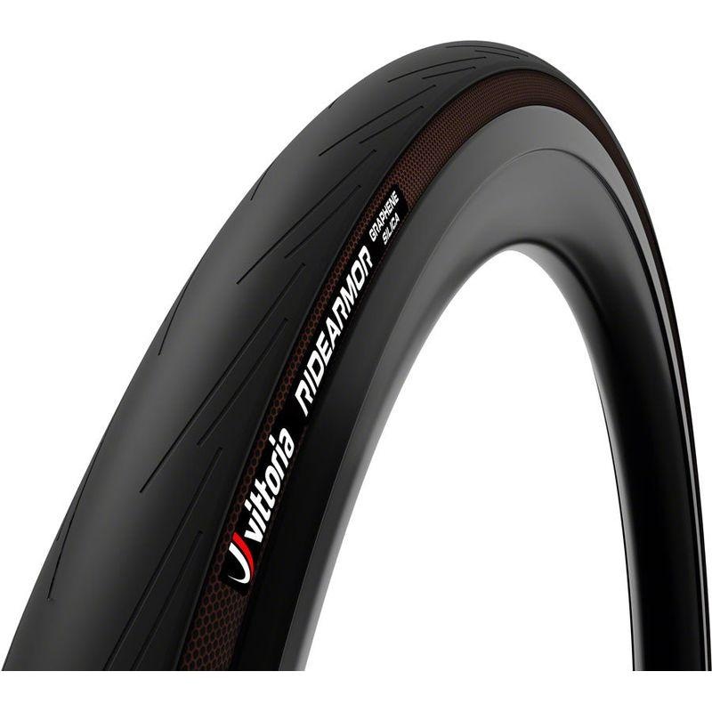 Vittoria Ride Armor Tire – 700 x 34 Tubeless Folding Black Graphene Silica G2.0