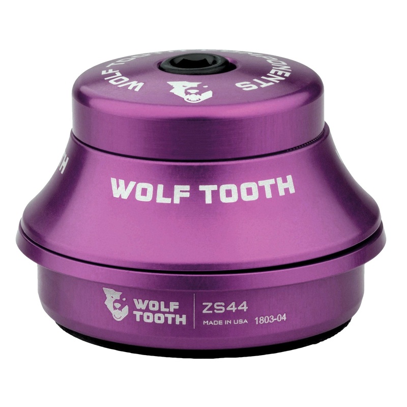 Wolf Tooth Premium ZS Headsets – Zero Stack Upper, ZS44/28.6, 15mm Stack, Purple