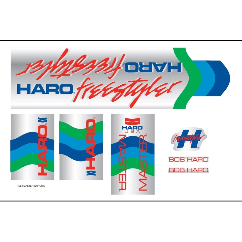 HARO RETRO FRAME DECAL KITS
