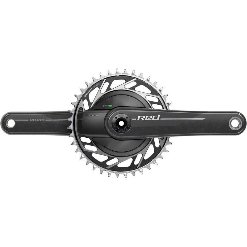 SRAM RED 1x XPLR AXS Power Meter Wide Crankset – 170mm, 13-Speed, 40t Threaded Mount, 8-Bolt PM Spider, DUB Spindle,