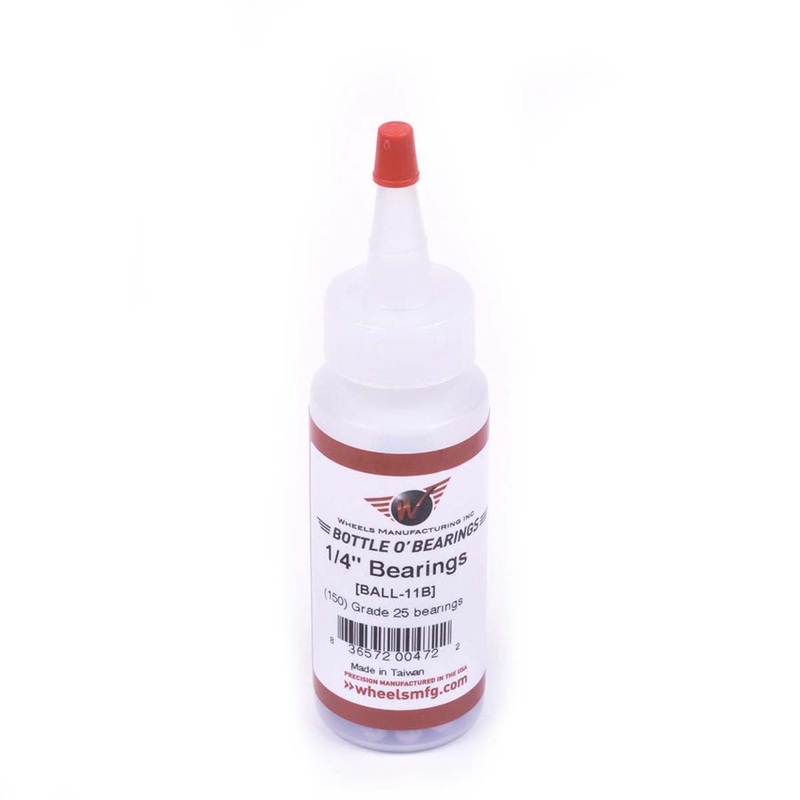 Wheels Manufacturing Grade 25 1/4″ Loose Ball Bearing: Bottle of 150