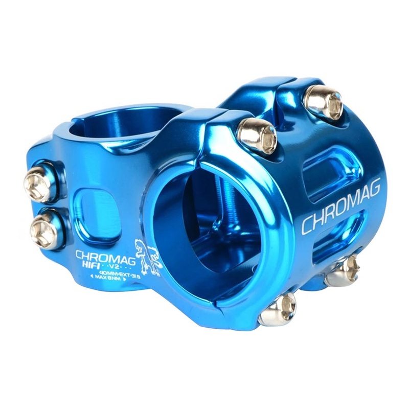 Hifi V2 Stem Diameter: 31.8mm Length: 40mm Steerer: 1-1/8 0 Blue