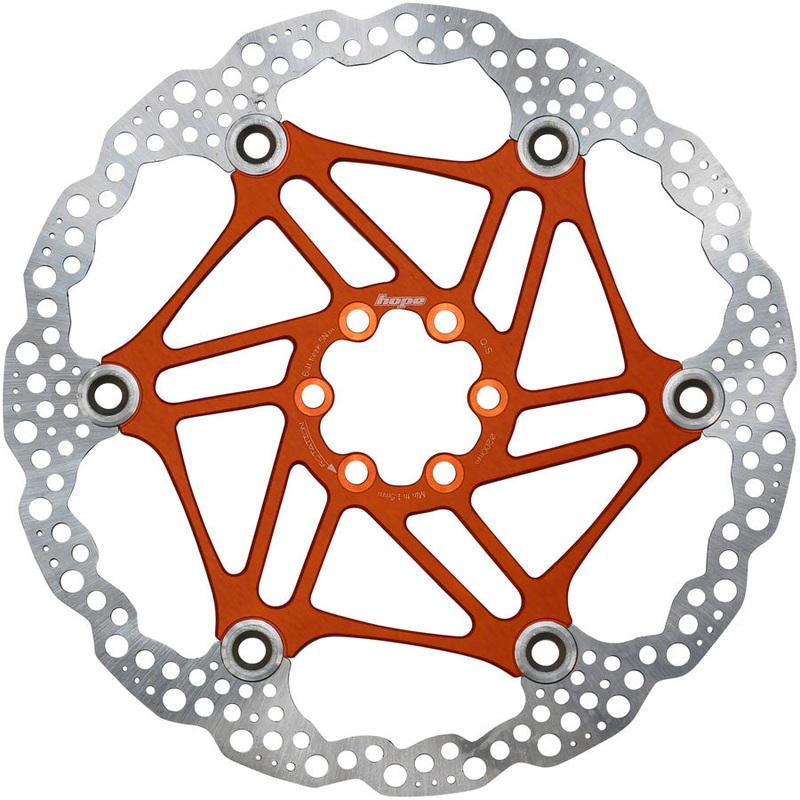 Hope Floating Disc Brake Rotor – 200mm 6-Bolt Orange