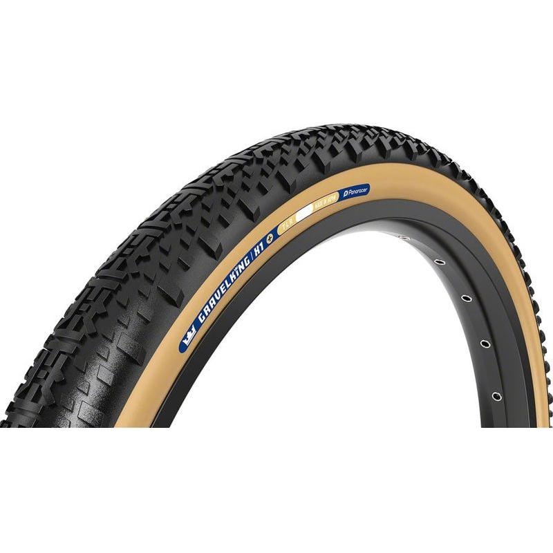 Panaracer GravelKing X1 Plus Tire – 700 x 45 Tubeless Folding Black/Brown
