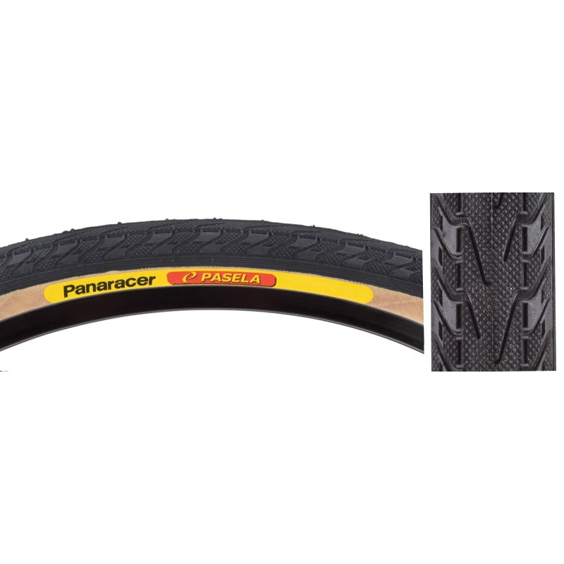 Panaracer Pasela Tire – 27 x 1 Clincher Wire Black/Tan 60tpi