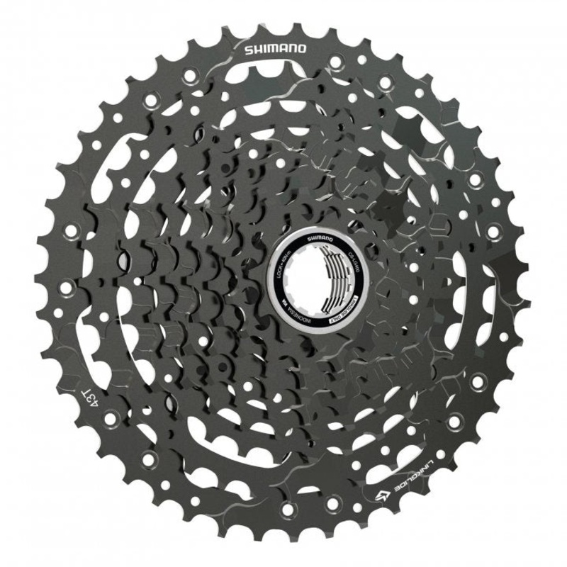 Shimano Linkglide LG400 10 Spd MTB Cassette – Black