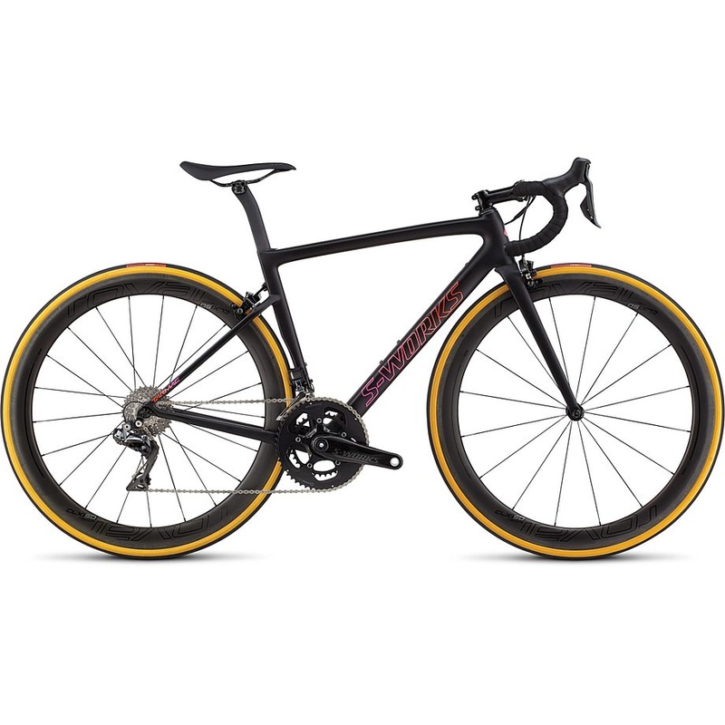 Specialized S-Works tarmac wmn sl6 di2 satin gloss monocoat black/acid purple/rocket red fade 54