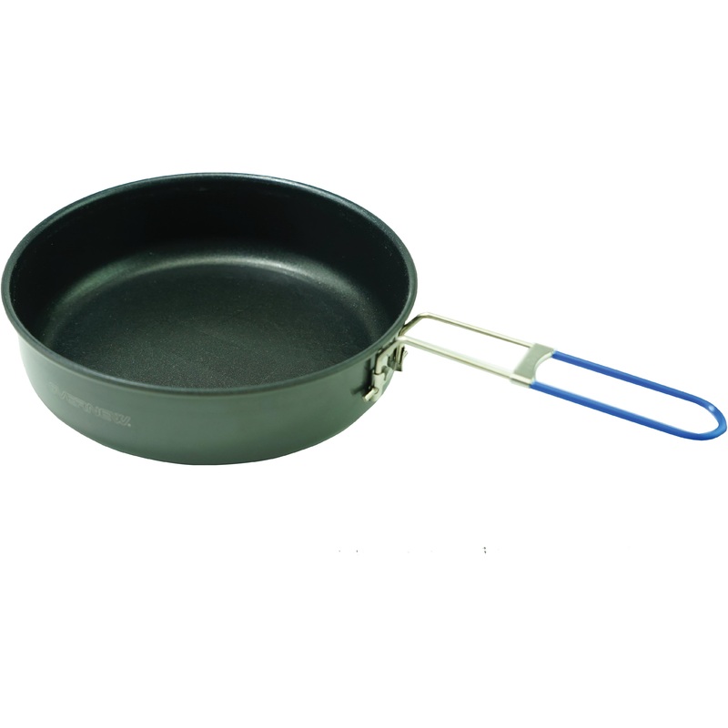 Evernew Ultralight Titanium Non-Stick Camping Frying Pans with Honeycomb Bottoms  Durable, Lightweight Aluminum Cookware for Backcountry Cooking