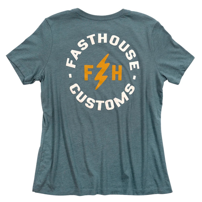Fasthouse Easy Rider Tee – Womens – Heather Slate