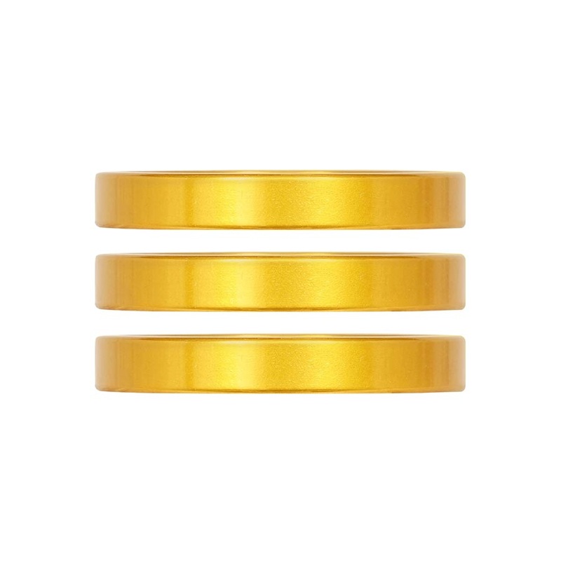 Industry Nine iRiX Headset Spacer 1-1/8 Height: 5mm Aluminum Gold 3pcs