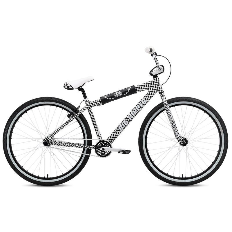 SE Bikes Big Ripper 29″ BMX Freestyle Bike-Checkerboard