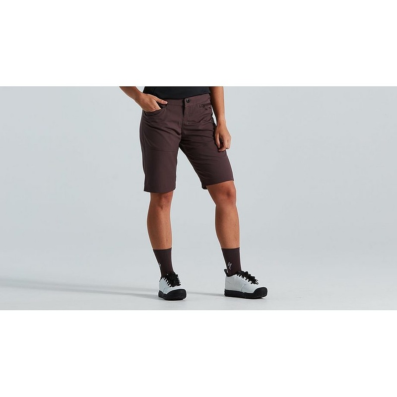 Specialized trail short w/liner wmn cast umber l