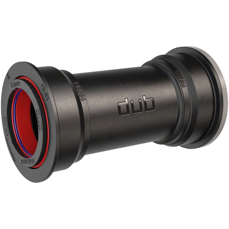 SRAM DUB Wide PressFit30 Ceramic Bottom Bracket – BB386 86.5mm, Road-Wide, Black