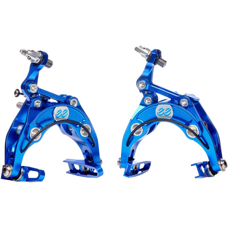 Cane Creek eeBrake 30th Anniversary Road Caliper Brake Set – Regular Mount, Gunmetal Gray/Blue