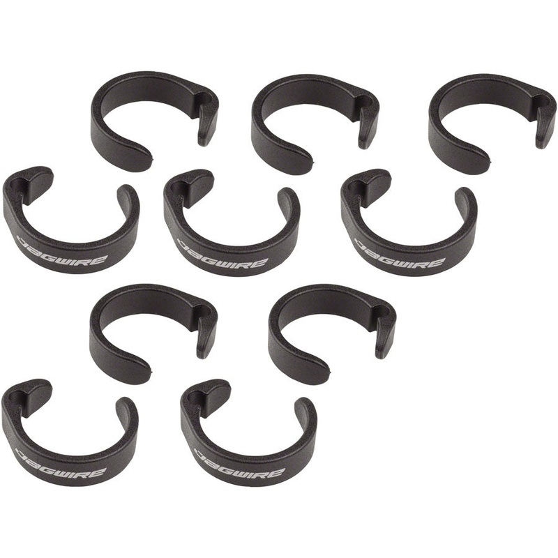 Jagwire Clip Ring for E-Bike Control Wires – 19.0-22.2mm Black Bag/10
