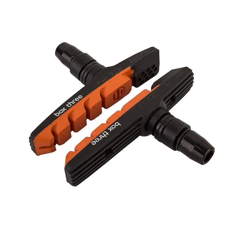 Box components Box Three Air Flow Brake Pads 1 Pair 70mm Dual Black/Orange Black BOX Offset