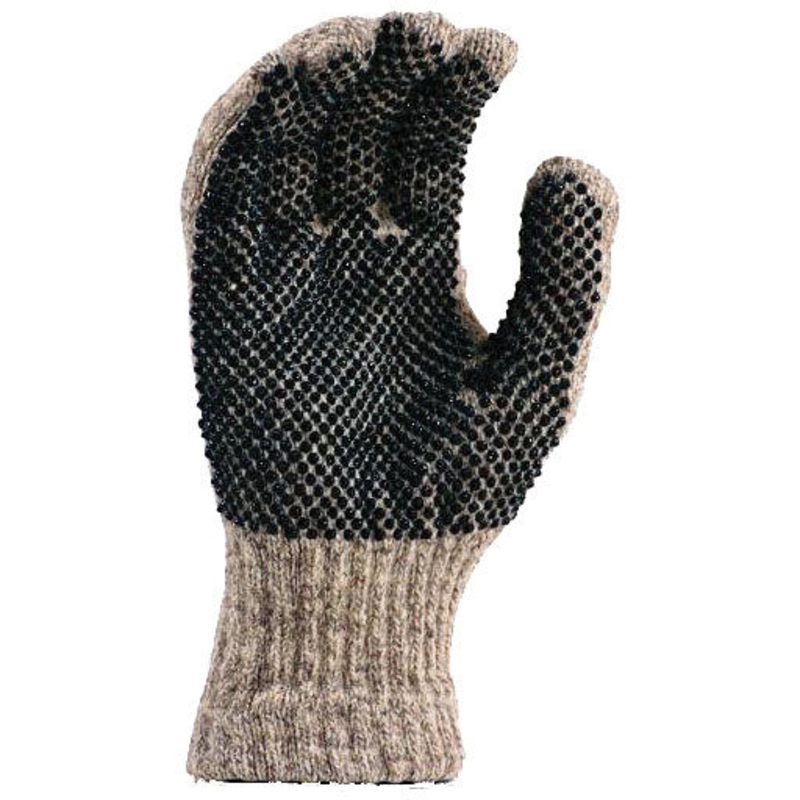 Fox River Ragg Wool Gripper Gloves  Warm, Medium-Weight Wool Gloves with Non-Slip Grip, Elastic Cuffs & Premium Materials for Cycling & Outdoor Activities