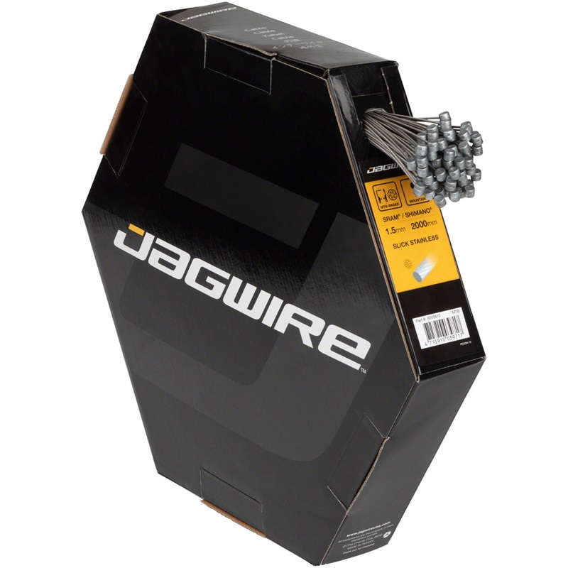 Jagwire Sport Brake Cable 1.5x2000mm Slick Stainless SRAM/Shimano MTB Box of 100