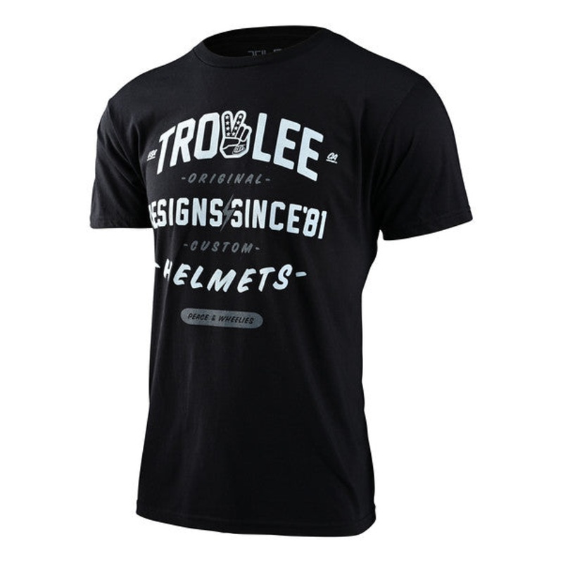 Troy Lee Designs Roll Out Short Sleeve Tee – Black Heather