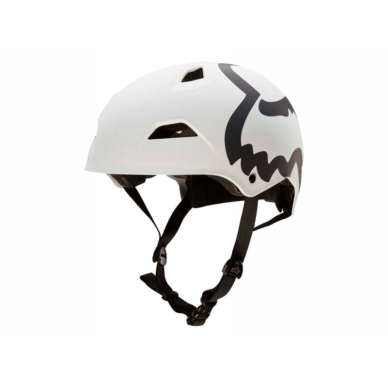 Fox Racing Flight Eyecon Hardshell Dirt Jump Helmet – Matt White