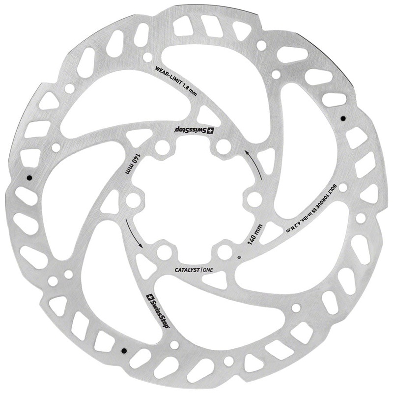 SwissStop Catalyst One 6 Bolt Rotor 140mm ISO 6B