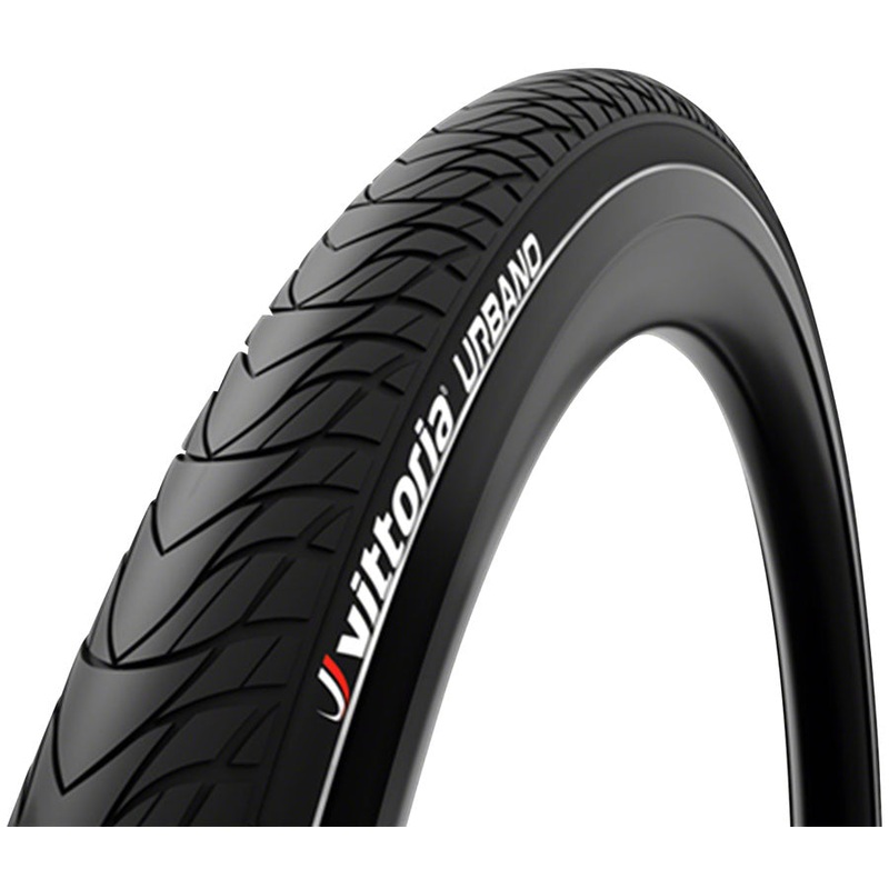 Vittoria Urbano Tire – 700 x 35, Clincher, Wire, Black/Reflective