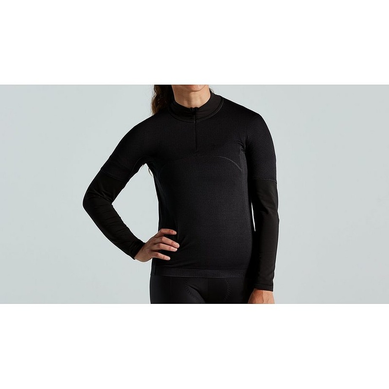 2022 SPECIALIZED PRIME POWERGRID JERSEY LONG SLEEVE WOMEN – Black, XX-LARGE
