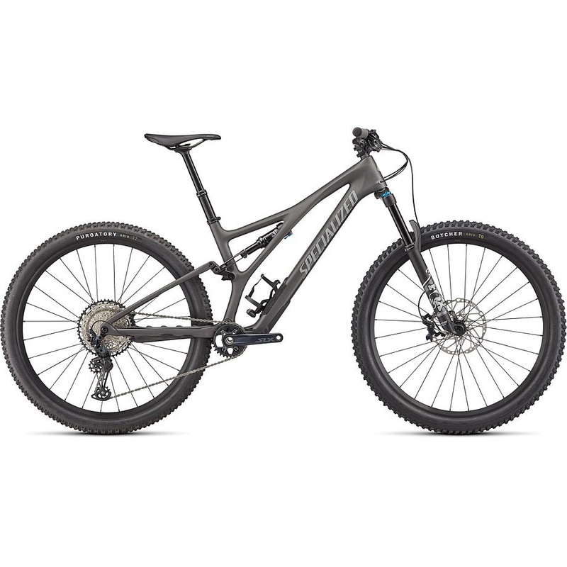 2022 Specialized Stumpjumper comp bike satin smoke / cool grey / carbon s6